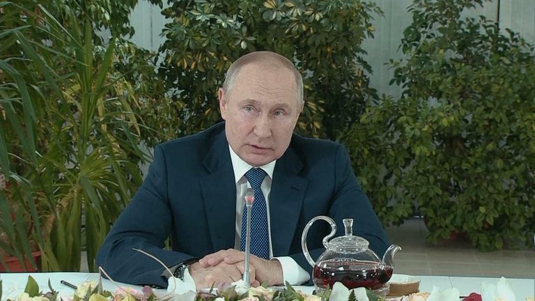 Putin says sanctions 'equivalent to war'